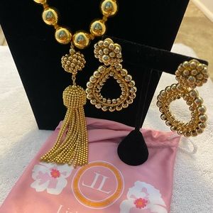 Gold Lisi Lerch necklace set